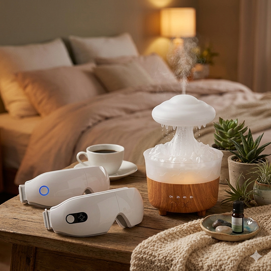 Masque Sommeil Bluetooth Serenya — White Noise & Musique Intégrés